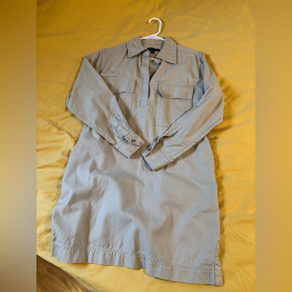 Banana Republic TWILL UTILITY MINI SHIRTDRESS - Picture 1 of 8